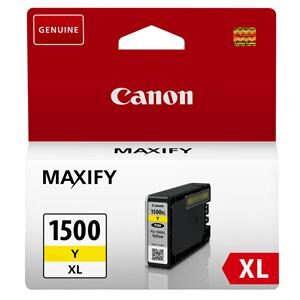 Original Canon PGI-1500XL Yellow Ink Cartridge 9195B001