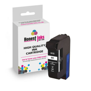 UK Remanufactured High Capacity Black HP 15XL Ink Cartridge - C6615DE