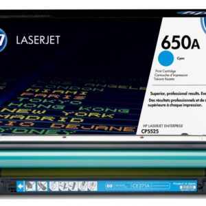 Original Cyan HP 650A Toner Cartridge CE271A