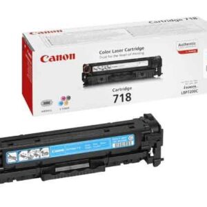 Original Cyan Canon 718 Toner Cartridge 2661B002AA 718C