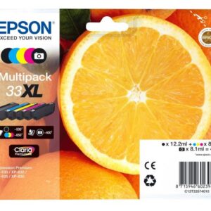 Original Epson 33XL Orange 5 colour multipack C13T33574010