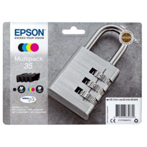Original Epson 35  4 Colour Padlock Multipack C13T35864010